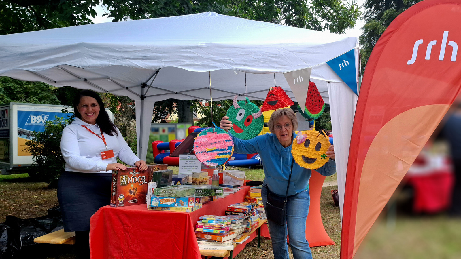 SRH-Infostand beim BSV-Familienfest